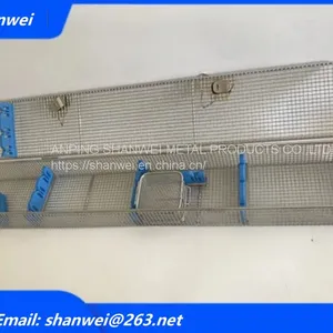 Dental Sterilization Cassettes Trays Stainless Steel Box for Instruments NEW thumbnail-1