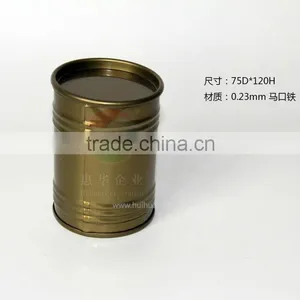 Coffee Powder Packaging Cans in Tinplate With Stretch Covers thumbnail-1