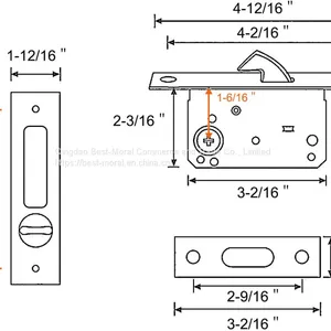 Sliding Door Lock for Aluminium Door Puertas Correderas Para Puertas de Aluminio thumbnail-5