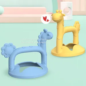 Silicone Baby Teething Toys Giraffe Teethers Chewing Toy Wholesale By Weiqi thumbnail-2