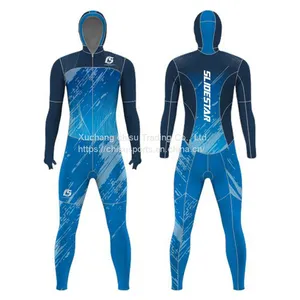 Ski Snowsuit OEM Service Manufacture Cheap Ski Suits Sets Sublimation Printing High Quality Men`s Ski Suits thumbnail-1