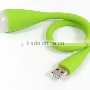 White Color pc USB Connect Light LED USB Light Muti-color 0.5w DC 3V Black Bendable Easy Carrying thumbnail-2