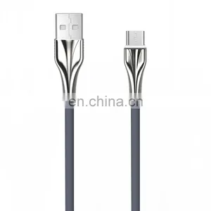 High Quality Zinc Alloy Denim USB Cord Cable Chargeing Usb Data Cable Lightening Cable For Iph/ Type C/Android thumbnail-1