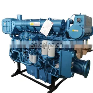 Brand New 6 Cylinder 4 Stroke Water Cooled Weichai Diesel Engine Used for Marine WHM6160C350-1 thumbnail-1
