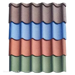 Roofing Tiles Stone Coated Sangobuild Stone Coated Metal Roof Tile thumbnail-5