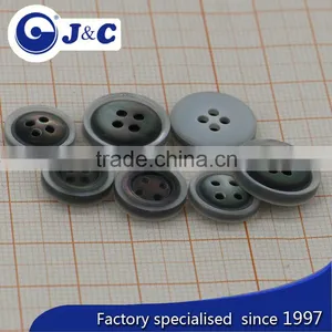 Plastic and Black MOP Natural Shell Combination Buttons,black Mother of Pearl Sea Shells Buttons. thumbnail-2