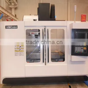 High Precision 3-axis Vmc850 CNC Vertical Machining Center Price With Taiwan Spindle Leadscrew 24T Tool Changer thumbnail-6