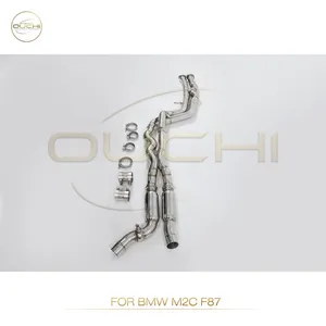 for BMW M2 G87/M2C F87/M3 M4 F80 F82/M3 M4 G80 G82 Mid Pipe Exhaust System Center Section Lightweight Race Upgrade Deeper Sport Sound thumbnail-2