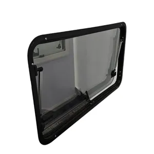 MAYGOOD Factory Supply MG20RW ECE Certificated Flat Radius Corner RV Caravan Trailer Acrylic Glass Window thumbnail-4