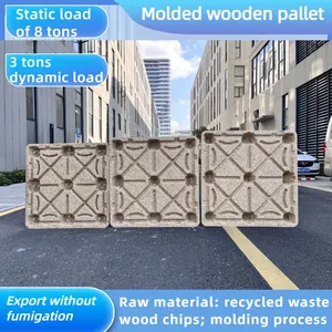Eco-friendly, Recyclable Molded Wood Pallets — Compliant With European and American Standards — Hassle-Free Export thumbnail-5