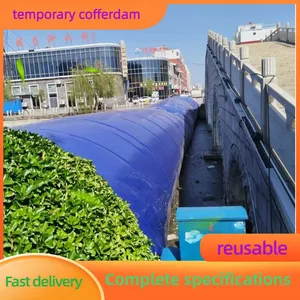 Collapsible Flexible Water Dam Rapid Installation Temporary Water Blocking Barrier For Municipal Repair thumbnail-4