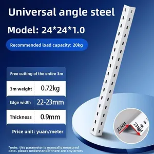 Multi-layer Universal Angle Steel Rack Set for Supermarket Shelves, With a Galvanized Surface; Color Can be Customized thumbnail-3
