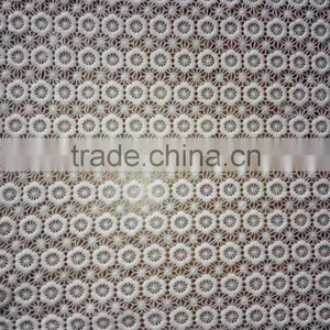 Wholesale Polyester Lace Fabric Embroidery Milk Silk Full Lace Design for Garment Accessory thumbnail-3