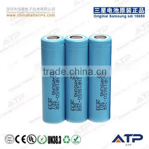 Samsung Lithium Ion Battery Cell 18650 / Samsung Inr18650-25r / Samsung 18650 25r thumbnail-2