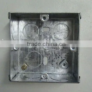 Metal Junction Box,73*73*35 --- 1 Gang (cable Junction Box,G.I.box) thumbnail-1
