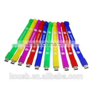 Cheapest Silicone Wristband Promotional Gift Usb Custom Logo Usb Pendrive Quality Choice thumbnail-3