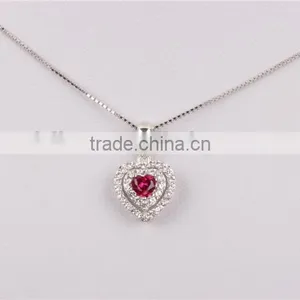 2015 New Design Silver Jewelry for Girl 925 Sterling Silver Pendent Necklace thumbnail-3