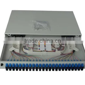 19" Rack Mounted Indoor 12 Fibers Optical Distribution Frame ODF thumbnail-4
