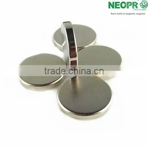 NiCuNi N48 Neodymium/Ndfeb Magnet 12mm x 4mm thumbnail-2