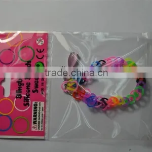 Beautiful Lady Silicone Rainbow Braid Wrist With Many Colors thumbnail-6