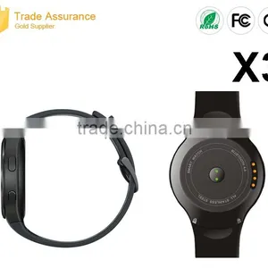 2016 X3 Sim Card Smart Watch 3g Round Smart Watch MTK 6572 Smart Watch Sim thumbnail-3
