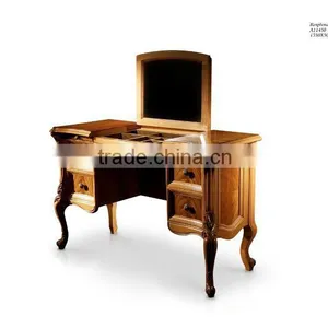 European Classic Bedroom Sets Royal Design King Size Bed Solid Wood Bedroom Furniture Quality Choice thumbnail-4