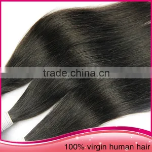 2015 Wholesale Peru Virgin Human Hair Weaving Cheap Straight Hair Weft thumbnail-6