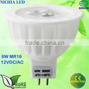NICHIA Led Mr16 Dimmable Spotlight 12VDC/AC thumbnail-1