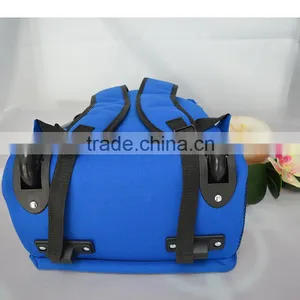 Hidden Trolley Laptop Backpack or Singel Pull Rod Travel Backpack thumbnail-4
