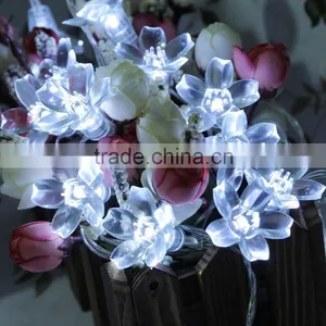 10m 100 Leds Warm White Decorative LED Indoor Flower String Lights or Led Rope Light thumbnail-5