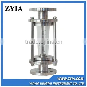 LZB-FA100-40 High Temperature Flange Glass Tube Rotameter Water Flow Meter , Gas Flow Meter Quality Choice thumbnail-1