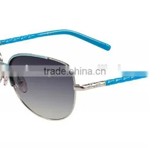 Custom Polarized Women Aviator Sunglasses With TAC Lens Metal Frame thumbnail-1