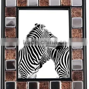 Black Mosaic Resin Photo Frame for Home Decor thumbnail-1