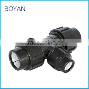 China Supplier Free Samples Hydraulic Equal PP Compression Fitting Tee Quality Choice thumbnail-5