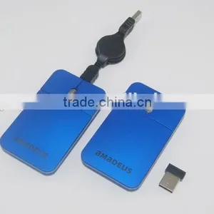 Rechargeable 2.4G Flat Slim Gift Wireless Mouse With Lithium Battery thumbnail-3