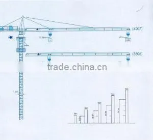 Hot Sale and High Quality QTZ31.5(4207) Tower Crane Price thumbnail-1