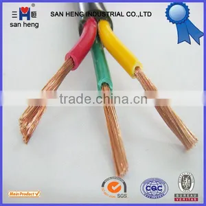 Hot! H05VV-F 3X0.75 3X1.0 3X1.5 3X4 3X6 MM2 CABLE FACTORY PVC INSULATION CABLE WIRE thumbnail-3