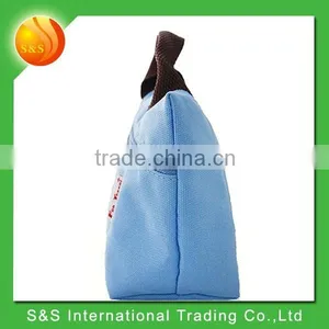 Practical Solid Color Tote Bag Foldable Lady Bags Handbag thumbnail-2