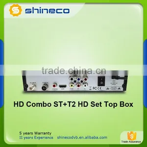 2015 Hot-sale hd Combo Dvb-s2 Dvb-t2 Satellite Receiver for Arica Asia DVB-T2 DVB-S2 HD Set Top Box Quality Choice thumbnail-1