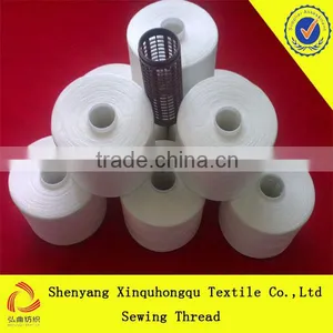 T20-T80 100% Yizheng Spun Polyester Sewing Thread in Raw White thumbnail-1