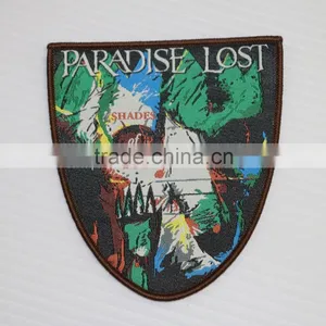 2016 Hot Sell Custom Colorful Woven Patches for Jackets/sweater thumbnail-2