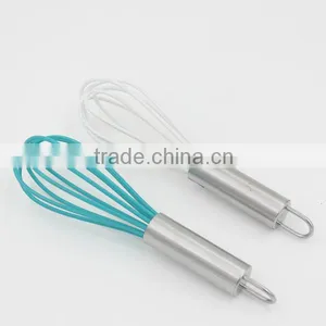 Mini Silicone Egg Whisks With Tube Handle thumbnail-1