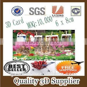 Guangzhou Lifeng New Design Promotional 3d Card(Pass SGS Test) thumbnail-1