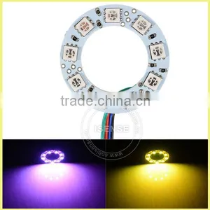 RGB Color White PCB 5050 Smd 40mm Full Circle Led Angel Eyes China Auto Parts thumbnail-4