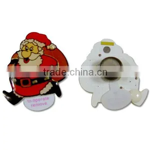 Lovely LED Flashing Badge Pins / Lapel Pins / Pin Emblems for Advertising, Greetings and Promotional Gifts thumbnail-1