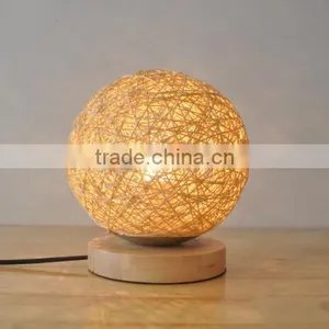 Decorative Table Lamp Nest Ball Lamp Shade Rural Table Lamp Fixture Home Decor Light thumbnail-1
