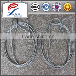 Galvanized Steel Wire Rope Lifting Sling With Soft Eye thumbnail-1