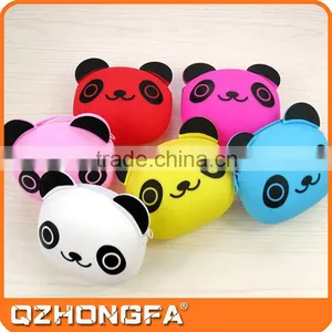 New Design Panda Silicone Smart Coin Wallet Durable Silicon Coin Pouch thumbnail-2