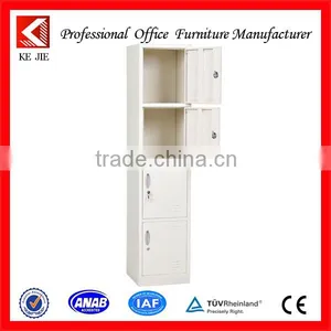 Steel Furniture 4-tier Door Almirah Steel Wardrobe Closet Set thumbnail-1