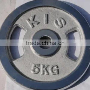 2.5kg 5kg 10kg White Word Electroplating Dumbbell Plate thumbnail-2
